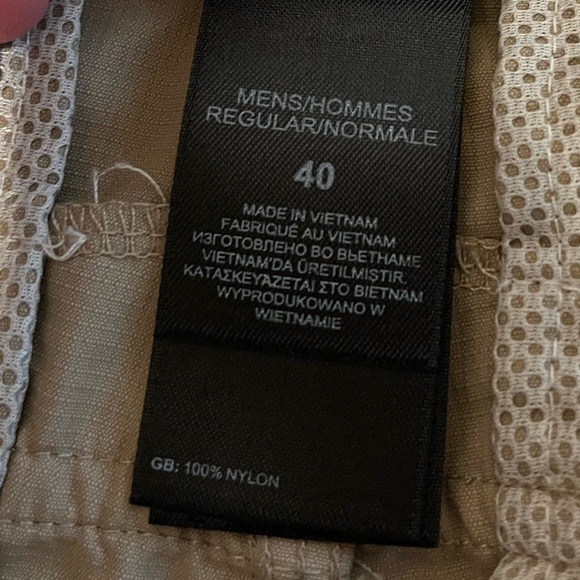 💛The North Face Men’s Tan Nylon Hiking Pants – Size 40 - Picture 3 of 9